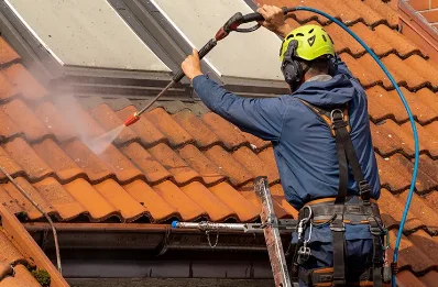 Démoussage et hydrofuge de toiture à Tieste-Uragnoux